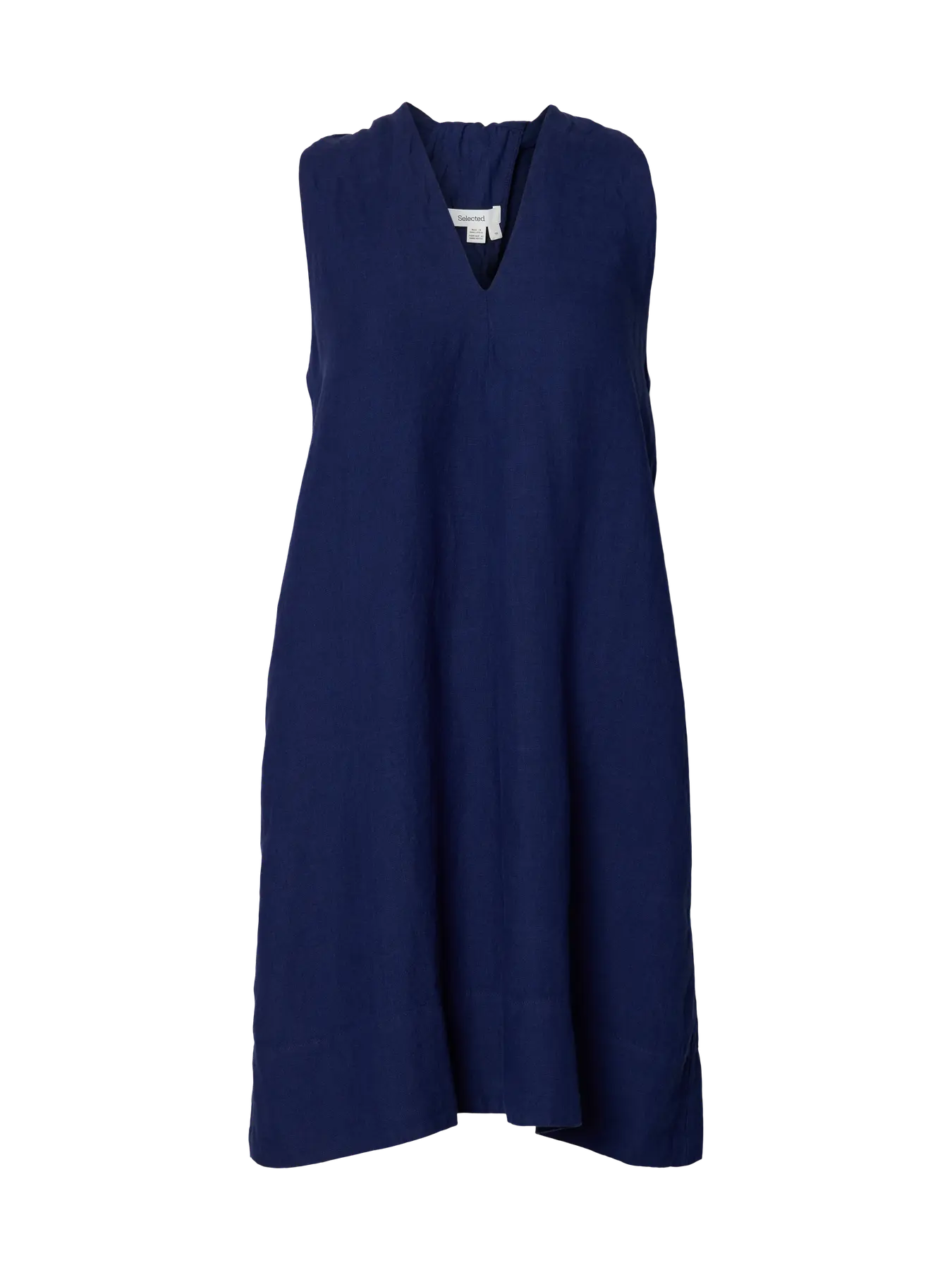 Linna relaxed short linnen dress Ocean cavern