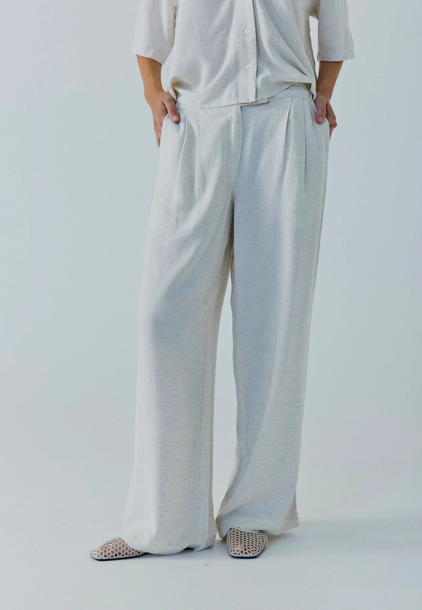 Linne pants Beige