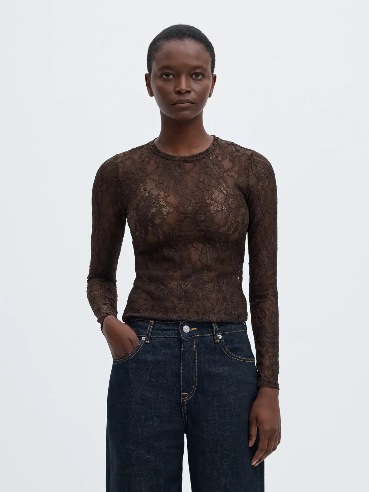 Mista LS o-neck top Delicioso