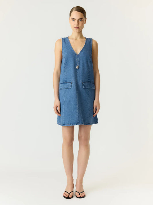Malea denim dress Medium blue