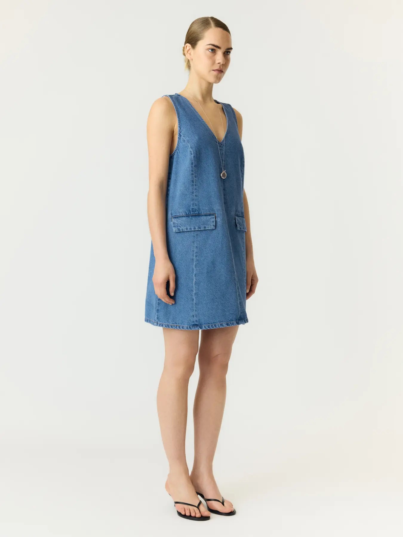 Malea denim dress Medium blue