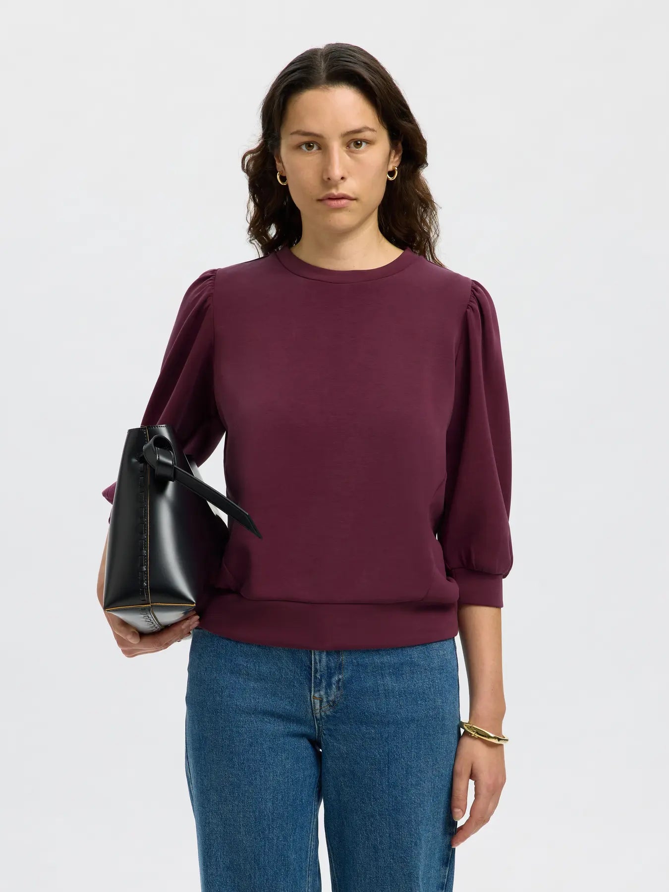 Tenny 3/4 sweat top Fig