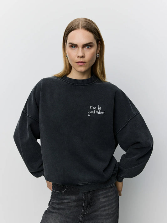 Paro oversized sweatshirt Washed black