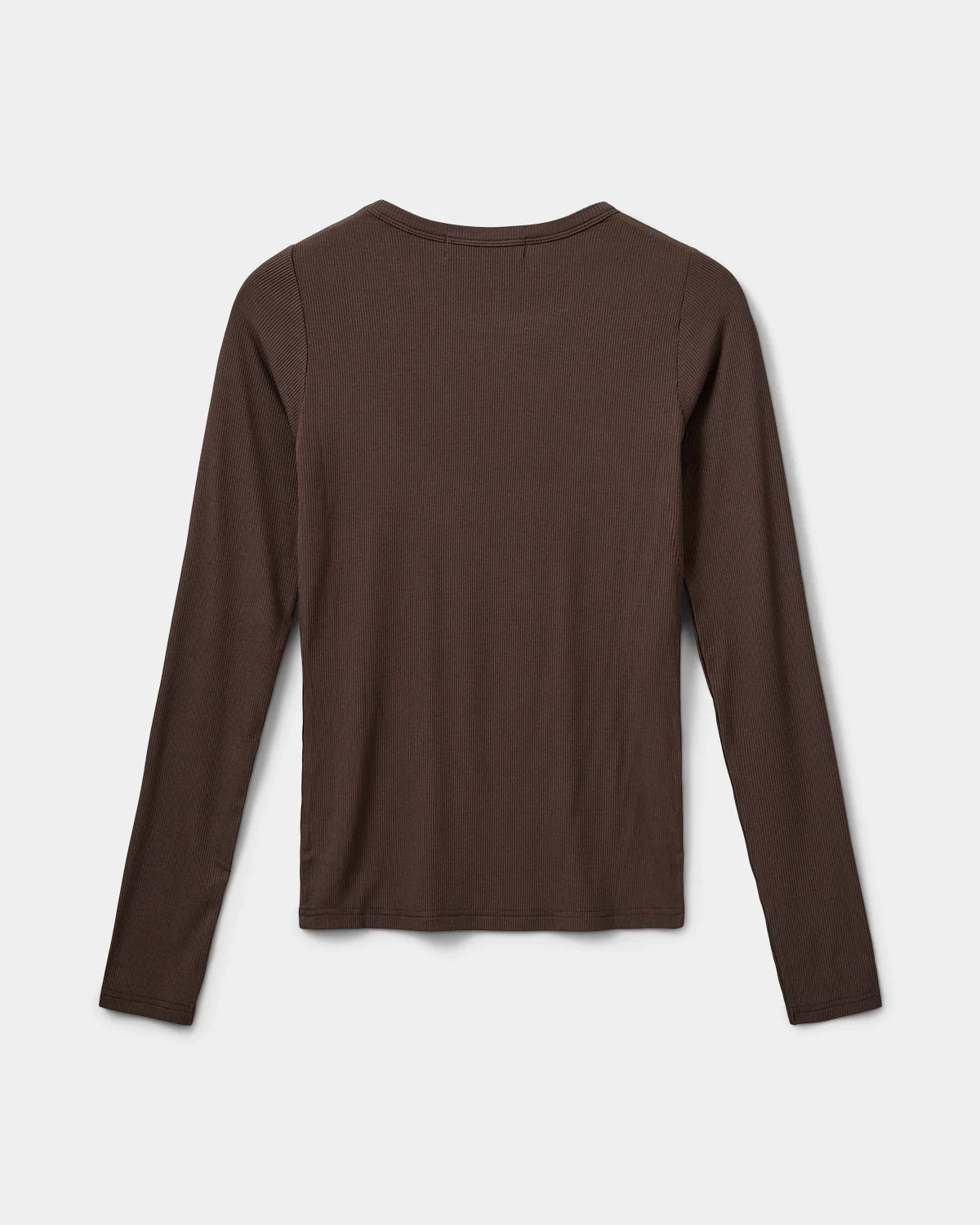 Petricia T-shirt long sleeve Brown fudge