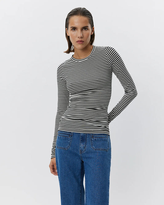 Petricia stripe T-shirt long sleeve Off white stripe