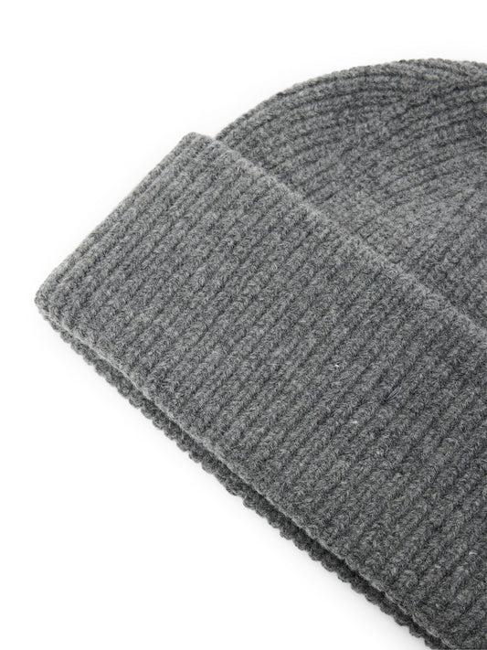 Knit beanie dark grey