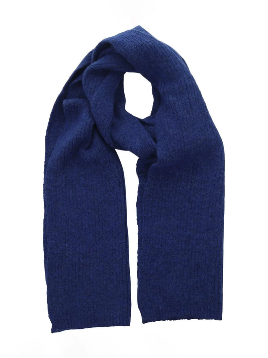 Lulu Woolblend knit scarf Dazzling blue