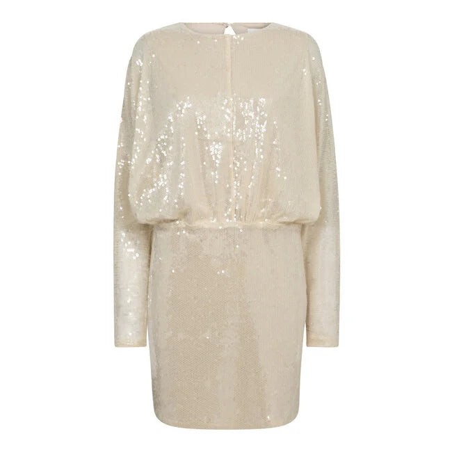 Serafin Sequin Dress Champagne