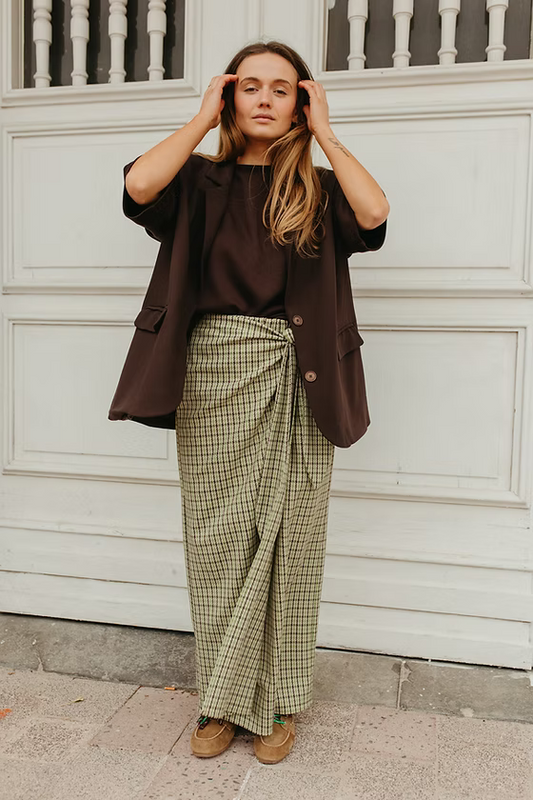 Skirt Joëlle Green check