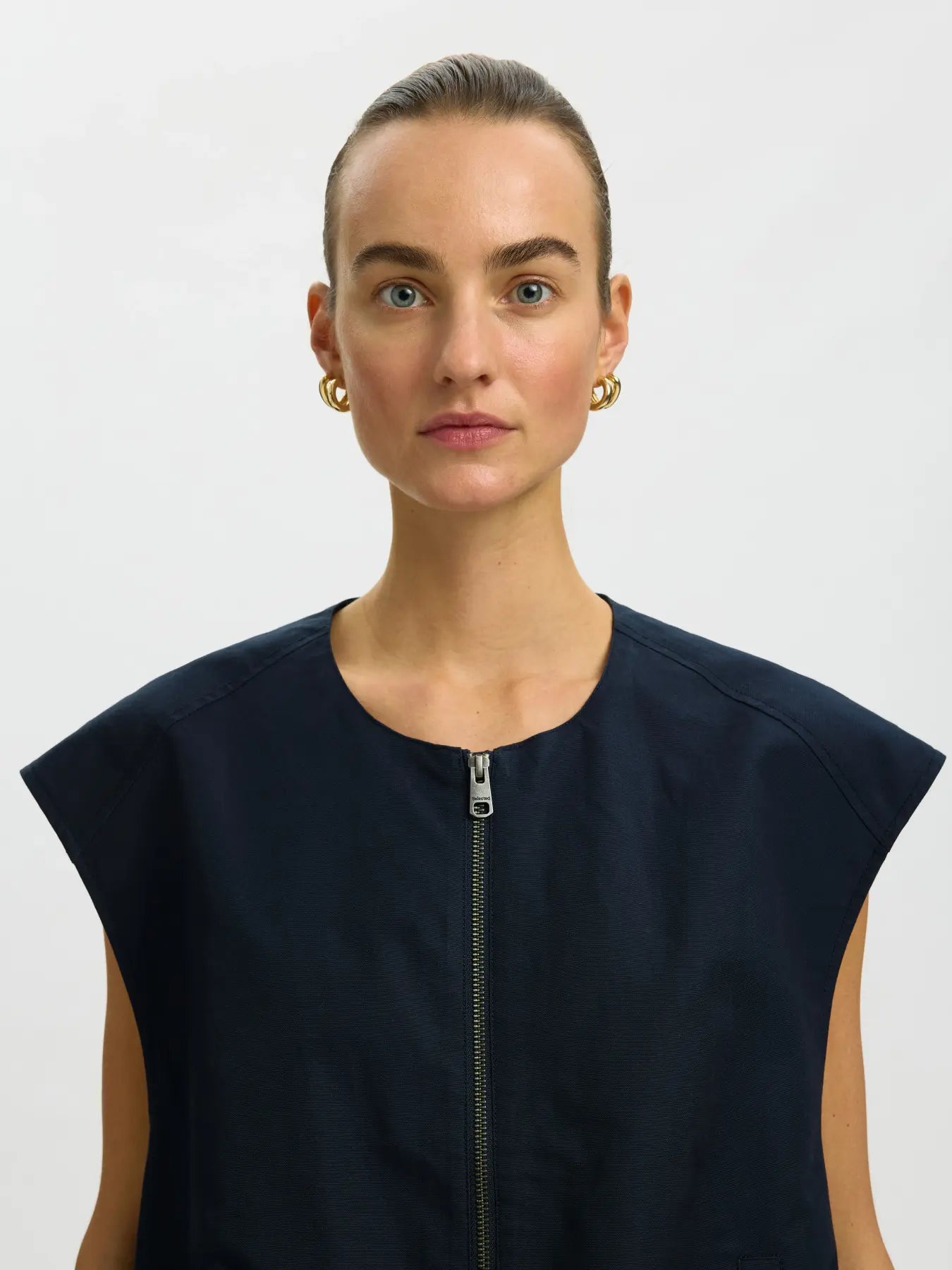 Kylie vest Dark Sapphire