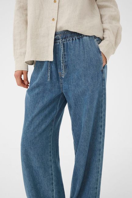 Sophina pullon pants Washed denim