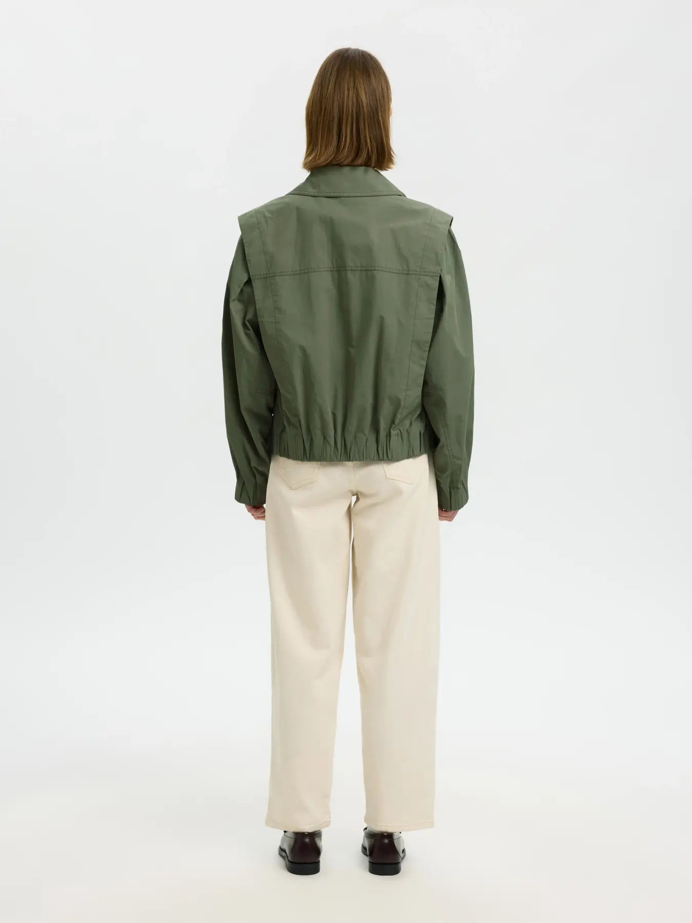 Sutton casual bomber Deep lichen green