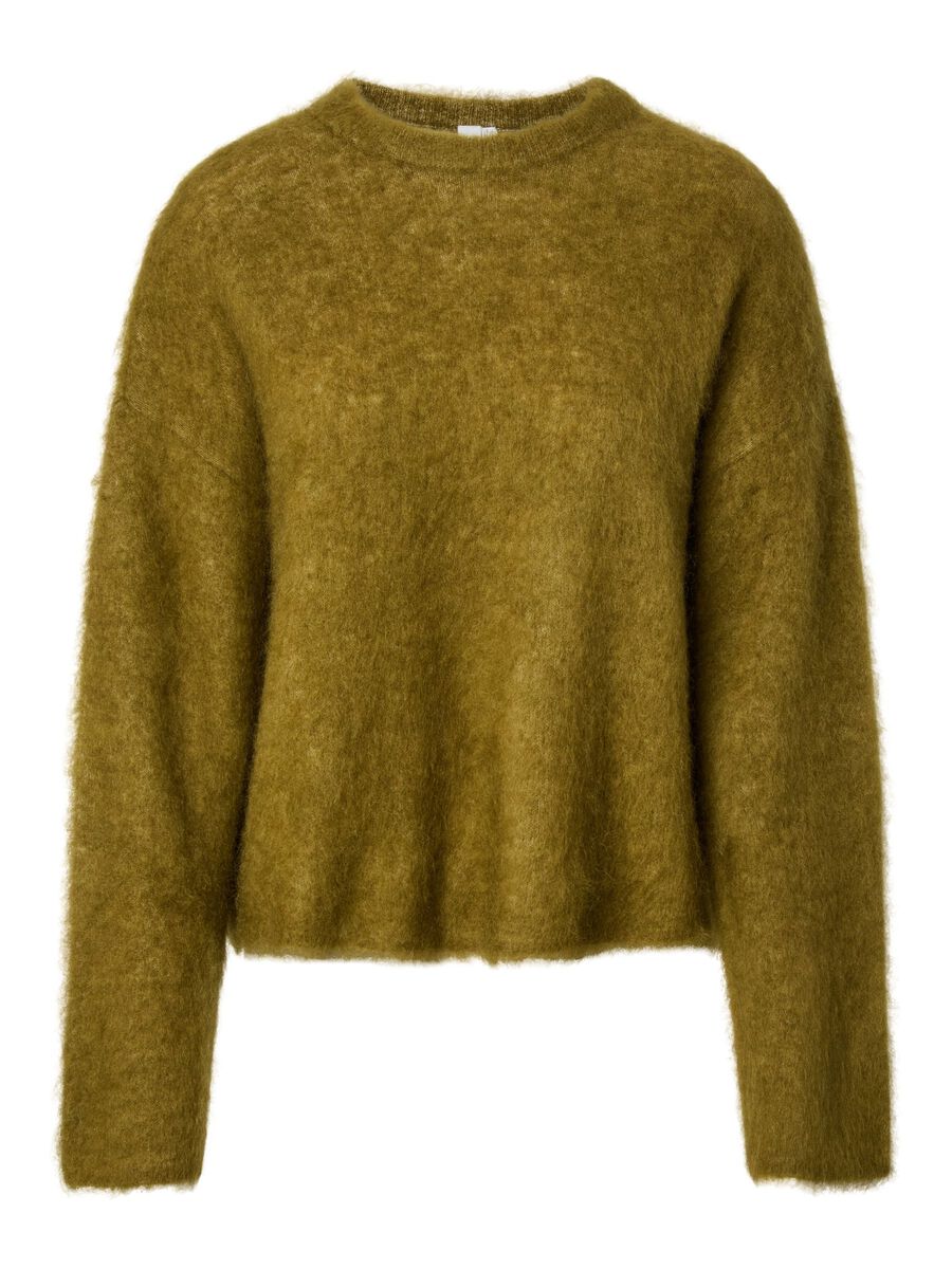 Tilde LS mohair blend pullover Fir green