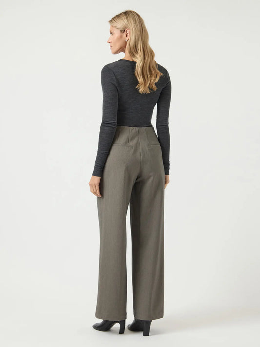 Reema HW pants Grey melange