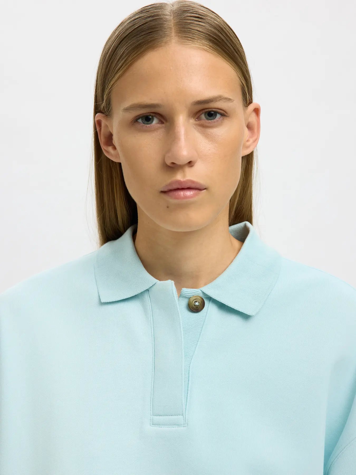 Ari Gia Polo Sweat Blue Glow