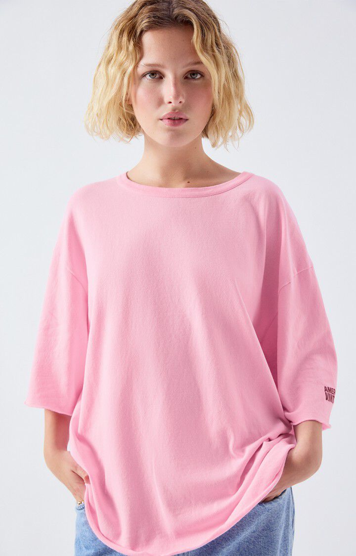 Ykobow T-shirt ample col rond Bonbon